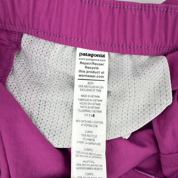 PATAGONIA Women's Barely Baggiest Shorts 2 1/2" Size XL Amaranth - Picture 6 of 7